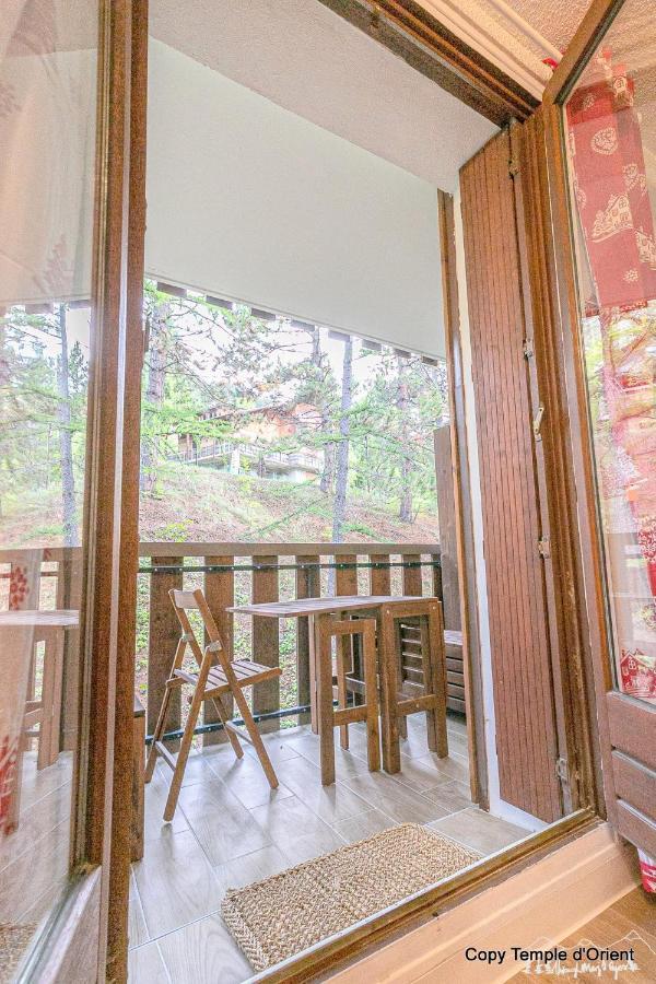 Allos Village Studio Cosy Avec Balcon Exteriör bild